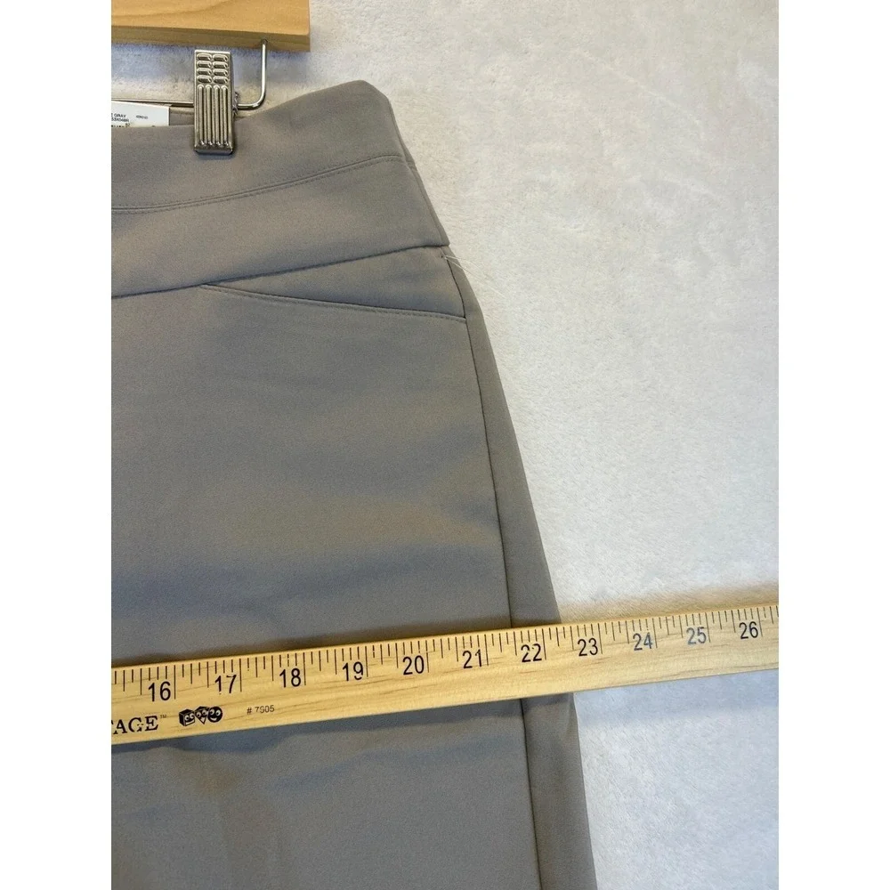 Elle Career Essentials Pants Womens 14 Taupe Grey Bootcut Mid-rise‎ with Tags